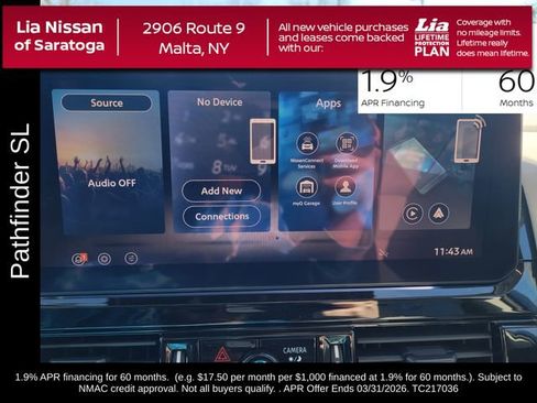 New 2026 Nissan Pathfinder SL image 20