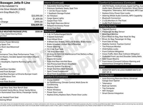 Used 2021 Volkswagen Jetta R-Line w/ R-Line Cold Weather Package image 28