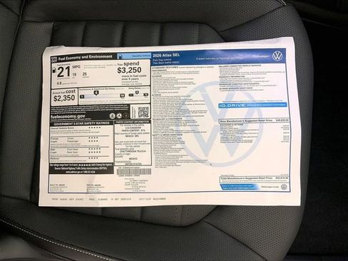 New 2026 Volkswagen Atlas SEL image 15