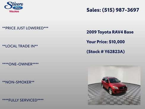 Used 2009 Toyota RAV4 4WD w/ Base L4 Extra Value Pkg image 6