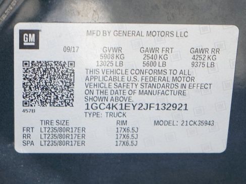 Used 2018 Chevrolet Silverado 3500 High Country w/ Duramax Plus Package AWD/4WD image 59