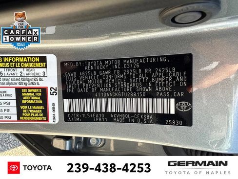 Used 2026 Toyota Camry SE FWD image 22