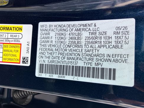 Certified 2026 Honda CR-V EX-L image 39