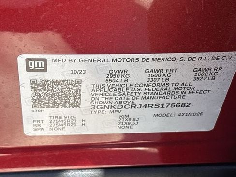 Certified 2024 Chevrolet Blazer EV RS image 29