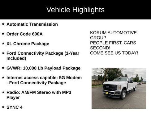 New 2026 Ford F250 XL w/ XL Chrome Package image 4