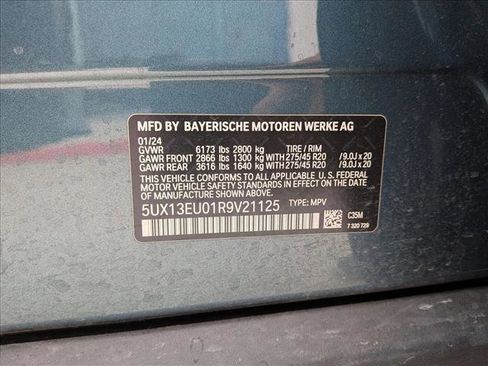Certified 2024 BMW X5 sDrive40i w/ Parking Assistance Package RWD image 16