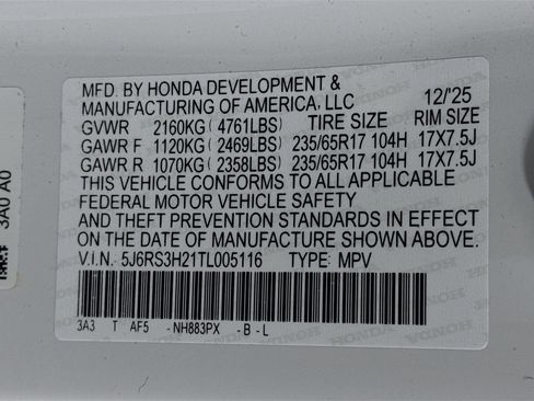 Certified 2026 Honda CR-V LX image 29