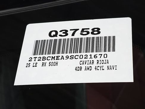 Certified 2025 Lexus RX 500h F Sport image 42