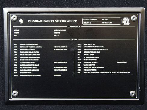Certified 2021 Ferrari F8 Tributo RWD image 40