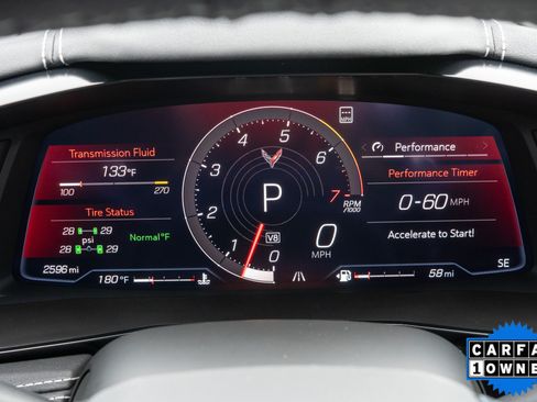 Used 2022 Chevrolet Corvette Stingray Preferred Cpe w/ Z51 Performance Package RWD image 13