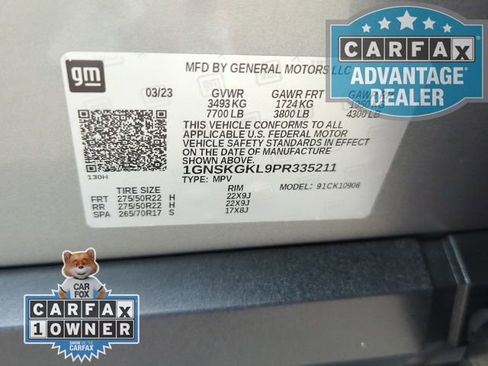 Used 2023 Chevrolet Suburban High Country image 37