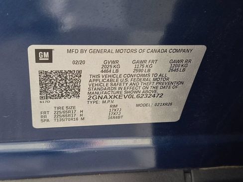 Used 2020 Chevrolet Equinox LT FWD image 39