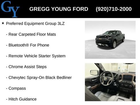 Used 2019 Chevrolet Silverado 1500 High Country w/ Technology Package image 19