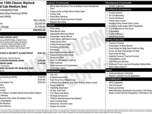 Used 2021 RAM 1500 Classic Warlock w/ Electronics Group image 6