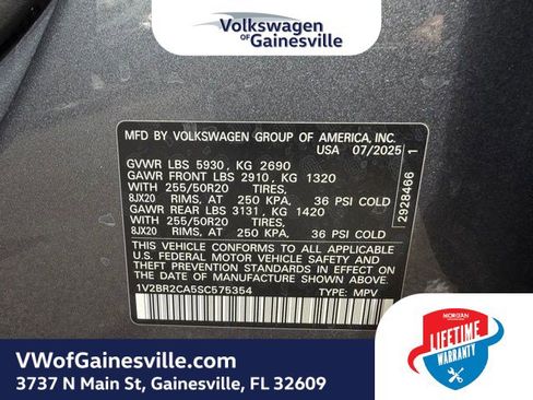 Certified 2025 Volkswagen Atlas SEL AWD/4WD image 29
