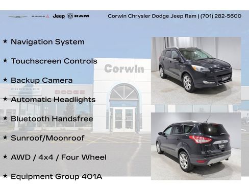 Used 2014 Ford Escape Titanium w/ Equipment Group 401A AWD/4WD image 8
