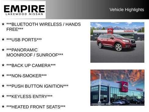 Used 2020 Subaru Ascent Limited AWD/4WD image 2