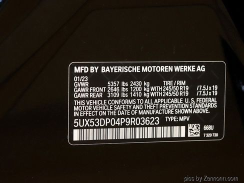 Used 2023 BMW X3 xDrive30i w/ Convenience Package image 38