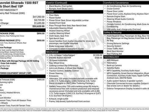 Used 2021 Chevrolet Silverado 1500 RST w/ Safety Package AWD/4WD image 6