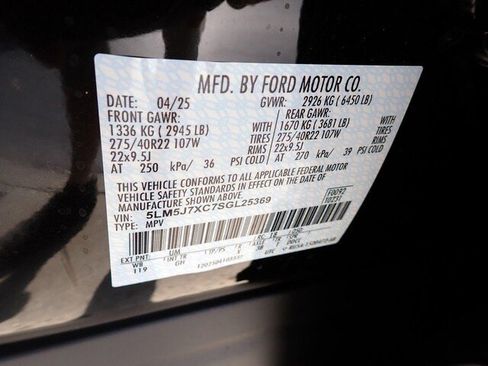 New 2025 Lincoln Aviator Reserve w/ Equipment Group 201A image 23