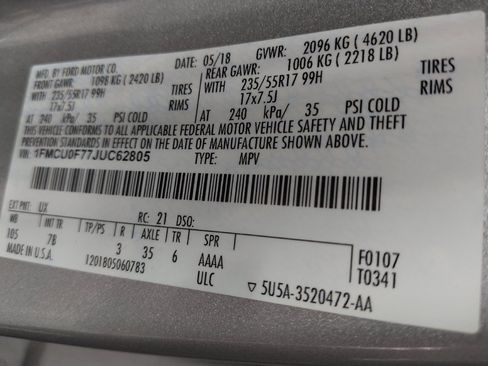 Used 2018 Ford Escape S FWD image 33