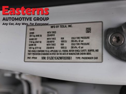 Used 2021 Tesla Model 3 Standard Range Plus RWD image 30