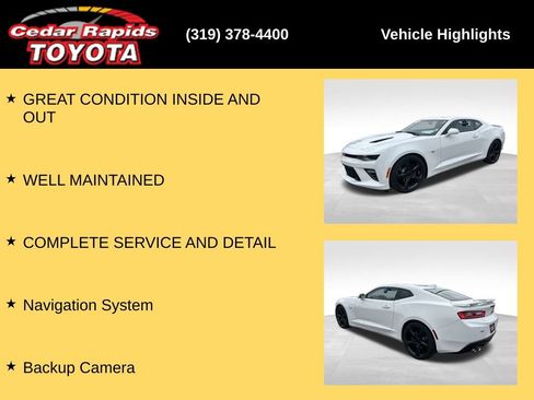 Used 2016 Chevrolet Camaro SS image 8