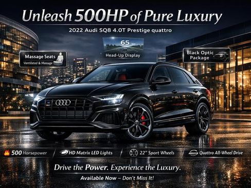 Used 2022 Audi SQ8 Prestige w/ Prestige Package image 3