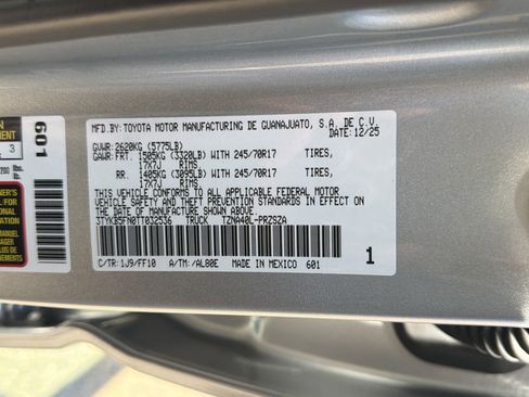 Used 2026 Toyota Tacoma SR5 image 30