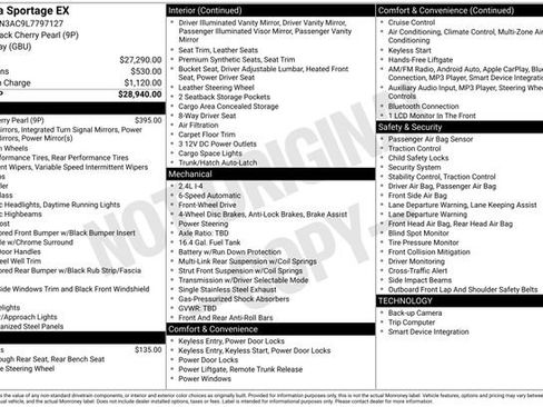 Used 2020 Kia Sportage EX image 41