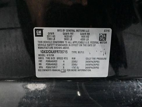 Used 2015 GMC Yukon Denali w/ Premium Package AWD/4WD image 62