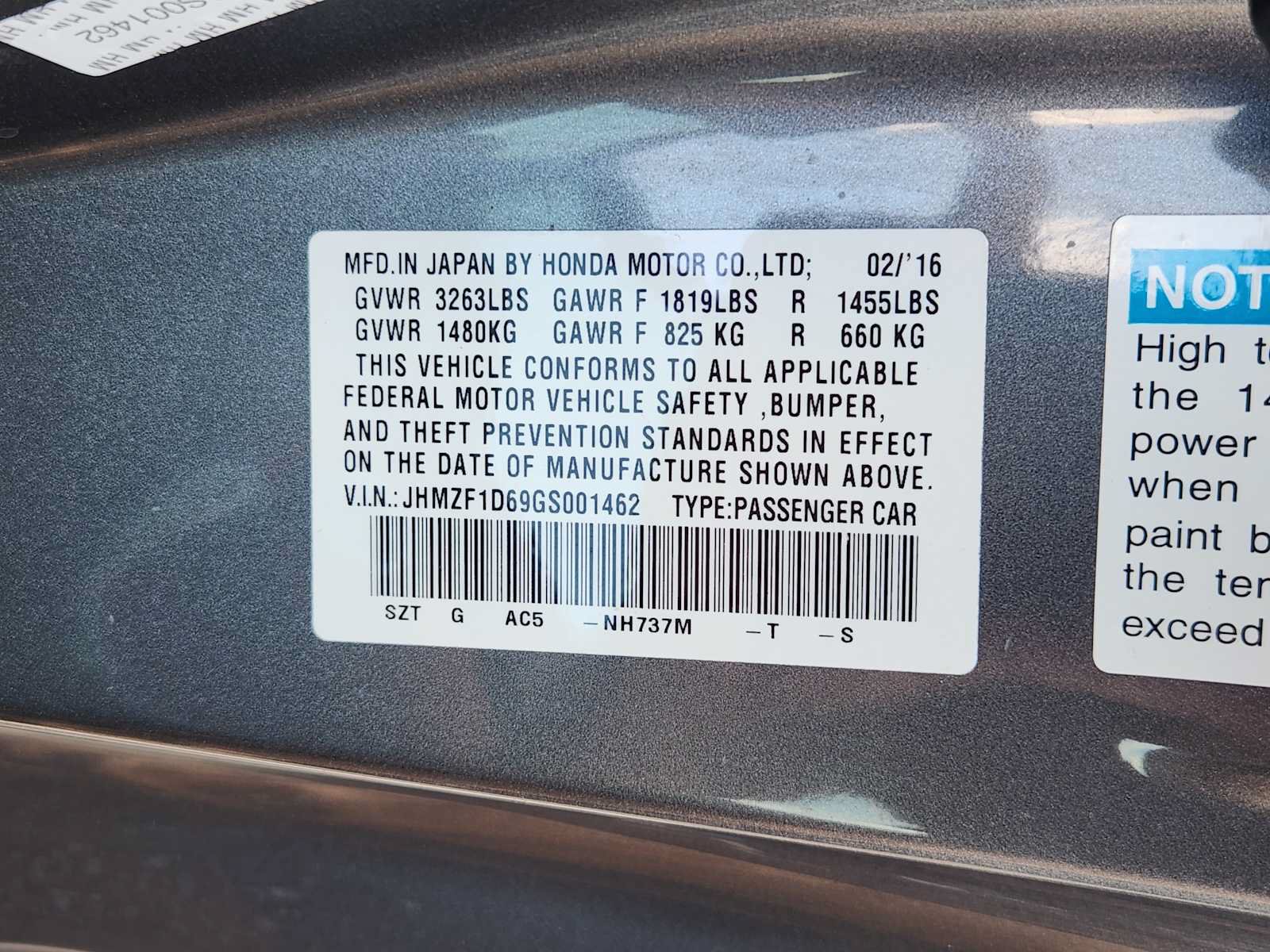 Used 2016 Honda CR-Z EX image 31