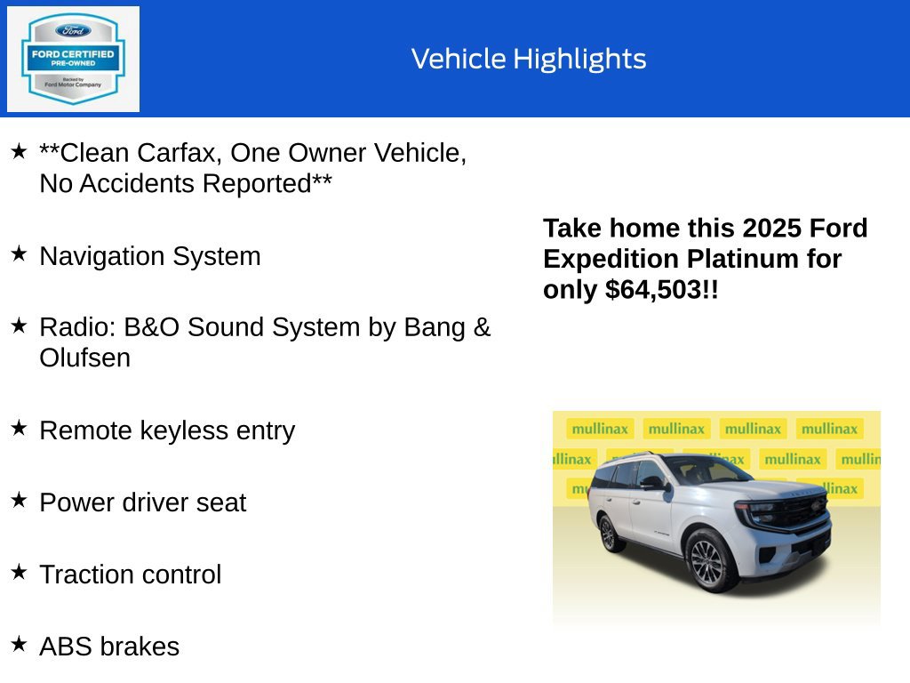 Used 2025 Ford Expedition Platinum AWD/4WD image 18