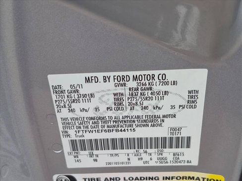Used 2011 Ford F150 Platinum AWD/4WD image 24