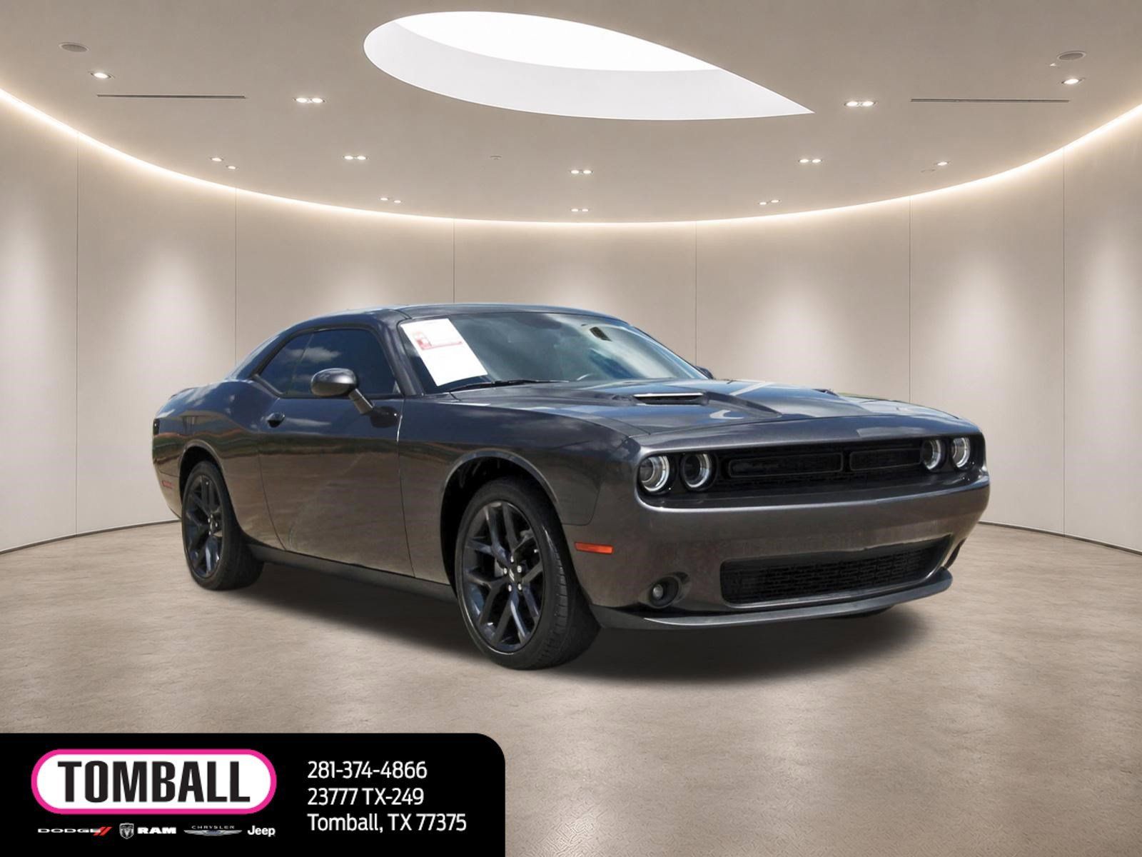 Used 2023 Dodge Challenger SXT w/ Blacktop Package RWD image 1