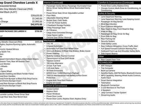 Used 2025 Jeep Grand Cherokee Laredo X AWD/4WD image 16