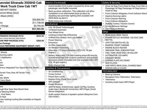 New 2026 Chevrolet Silverado 3500 W/T w/ WT Convenience Package AWD/4WD image 24