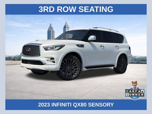 Used 2023 INFINITI QX80 Sensory w/ Cargo Package RWD image 1