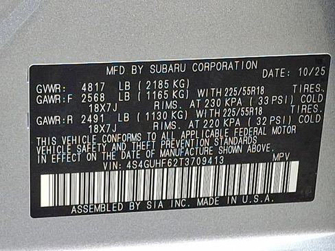 New 2026 Subaru Crosstrek 2.5i Sport w/ Crosstrek Mirror Package image 17