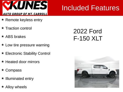 Used 2022 Ford F150 XLT w/ Equipment Group 302A High AWD/4WD image 3
