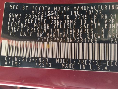 Used 2022 Toyota Corolla LE image 33