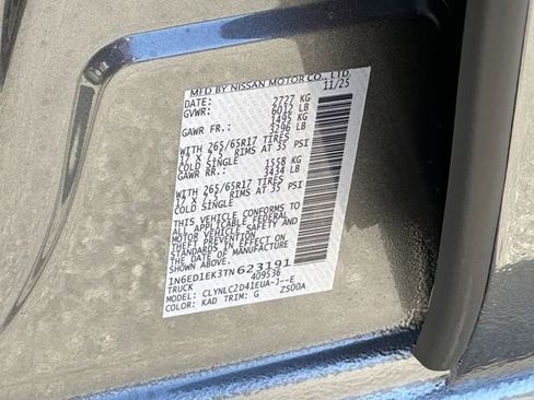 New 2026 Nissan Frontier SV w/ SV Convenience Package image 26