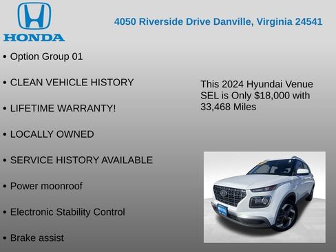 Used 2024 Hyundai Venue SEL image 7