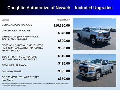 Used 2017 GMC Sierra 2500 SLT w/ Duramax Plus Package AWD/4WD image 3