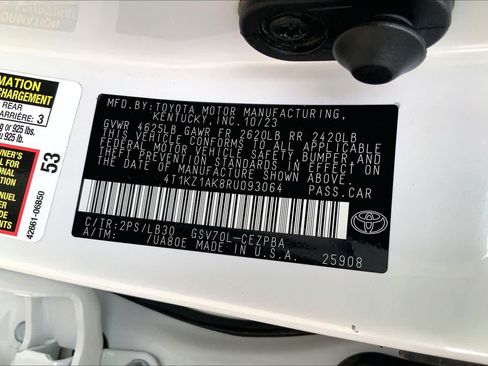 Used 2024 Toyota Camry XSE w/ Navigation Package FWD image 59