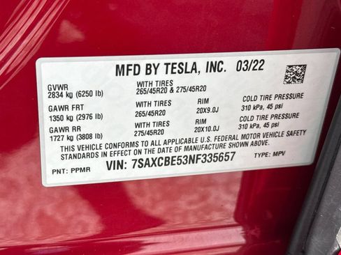 Used 2022 Tesla Model X AWD/4WD image 27