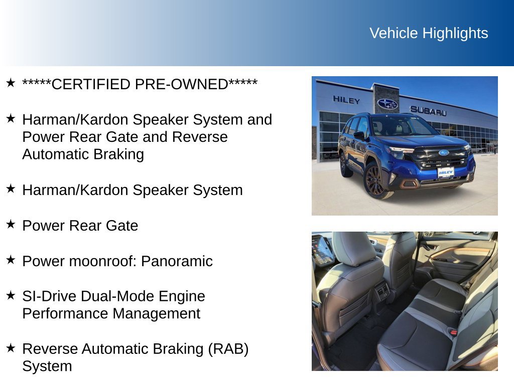 Certified 2026 Subaru Forester Sport AWD/4WD image 5