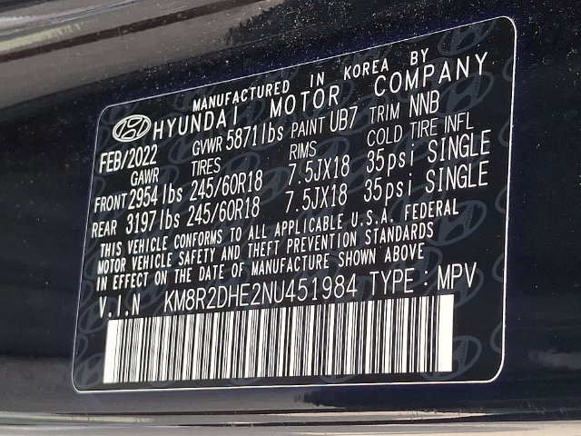 Certified 2022 Hyundai Palisade SEL AWD/4WD image 27