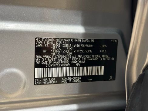 Certified 2020 Toyota RAV4 Limited w/ Limited Grade Weather Package image 33