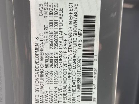 New 2026 Honda CR-V Sport-L image 5